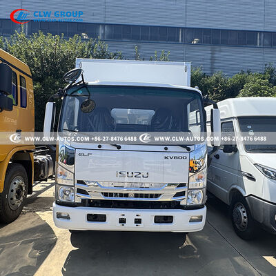 ISUZU KV600 5-Ton Dry Cleaning Delivery Truck with Insulated Cargo Box and 2-Ton Hydraulic Tailgate