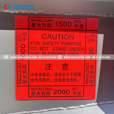 ISUZU KV600 5-Ton Dry Cleaning Delivery Truck with Insulated Cargo Box and 2-Ton Hydraulic Tailgate