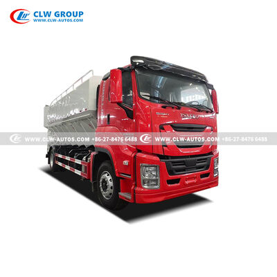 ISUZU 20m³ Bulk Feed Transport Truck For Chicken Feed Delivery