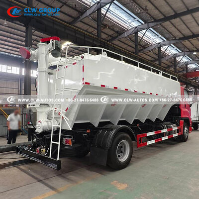 ISUZU 20m³ Bulk Feed Transport Truck For Chicken Feed Delivery