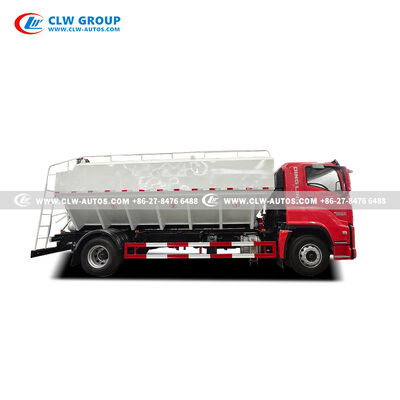 ISUZU 20m³ Bulk Feed Transport Truck For Chicken Feed Delivery