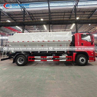 ISUZU 20m³ Bulk Feed Transport Truck For Chicken Feed Delivery