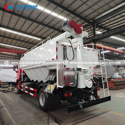 ISUZU 20m³ Bulk Feed Transport Truck For Chicken Feed Delivery