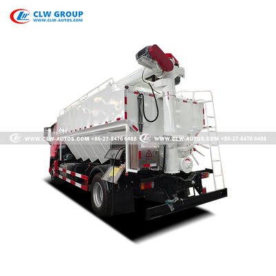 ISUZU 20m³ Bulk Feed Transport Truck For Chicken Feed Delivery