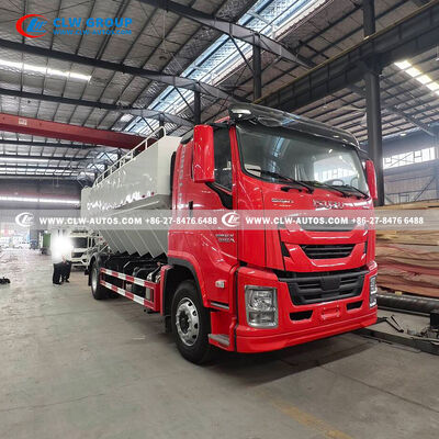 ISUZU 20m³ Bulk Feed Transport Truck For Chicken Feed Delivery