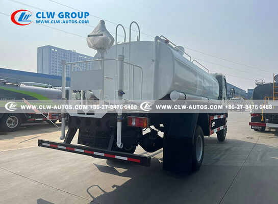Sinotruk HOWO 4×4 All-Wheel Drive Water Sprinkler Truck with 10,000-liter Capacity and Yuchai 160HP Engine