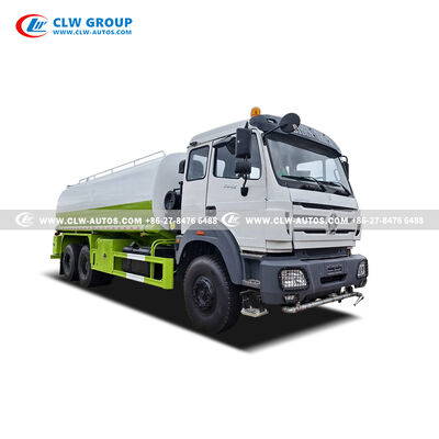 Beiben 6x4 20,000L Water Sprinkler Truck with WEICHAI 280-420HP Engine and Multi-Function Spraying System