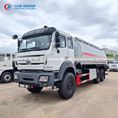 Beiben 6x6 All-Wheel Drive 20,000L 420HP Fuel Tanker Truck for Off-Road Diesel Bowser