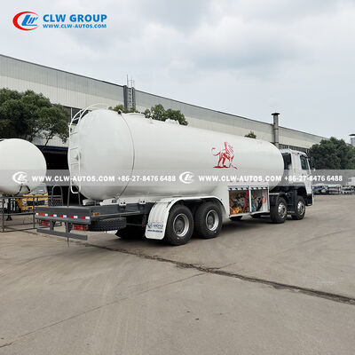 Sinotruk HOWO 8x4 35.5m³ High-Capacity LPG Bobtail Truck with WEICHAI 365-400HP Engine and Q345R Steel Tank