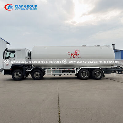 Sinotruk HOWO 8x4 35.5m³ High-Capacity LPG Bobtail Truck with WEICHAI 365-400HP Engine and Q345R Steel Tank