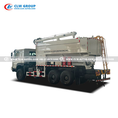 Sinotruk HOWO 8x4 ANFO Explosive Mixing Truck with 400HP WEICHAI Engine, 15-18m³ Stainless Steel Material Box, and PLC Digital Control System