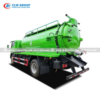 Sinotruk HOWO RHD 10m³ Carbon Steel Tank Sewage Suction Truck with Yuchai 160HP Euro II Engine and Yifeng SK-12 Water Ring Vacuum Pump