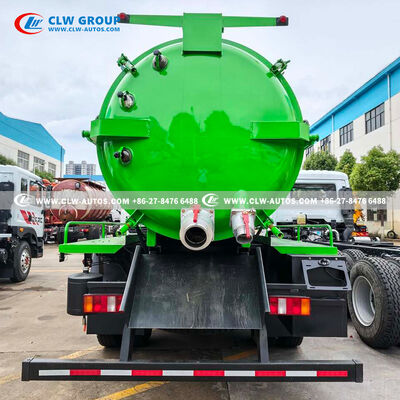 Sinotruk HOWO RHD 10m³ Carbon Steel Tank Sewage Suction Truck with Yuchai 160HP Euro II Engine and Yifeng SK-12 Water Ring Vacuum Pump
