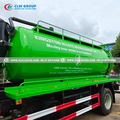 Sinotruk HOWO RHD 10m³ Carbon Steel Tank Sewage Suction Truck with Yuchai 160HP Euro II Engine and Yifeng SK-12 Water Ring Vacuum Pump