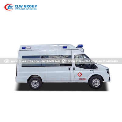 JMC 4x2 Ambulance with 2.0L Diesel Engine and Spacious Medical Cabin Featuring Dual ABS Safety Systems