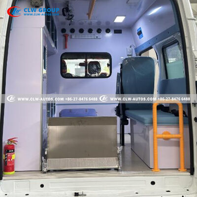 JMC 4x2 Ambulance with 2.0L Diesel Engine and Spacious Medical Cabin Featuring Dual ABS Safety Systems