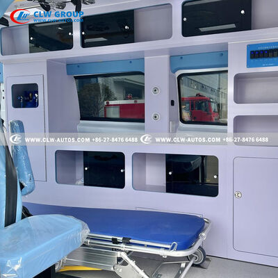 JMC 4x2 Ambulance with 2.0L Diesel Engine and Spacious Medical Cabin Featuring Dual ABS Safety Systems
