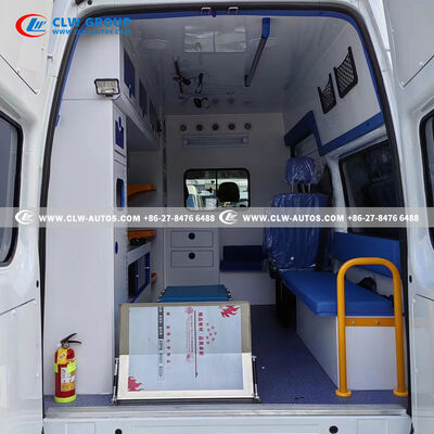 JMC 4x2 Ambulance with 2.0L Diesel Engine and Spacious Medical Cabin Featuring Dual ABS Safety Systems