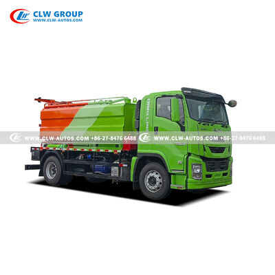 ISUZU FTR 8m³ Vacuum Suction Truck with 205HP Euro VI Engine and Water Tank Heating System