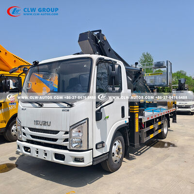 ISUZU 4x2 30-Meter Aerial Work Platform with 200kg Stainless Steel Bucket and Telescopic Manlift