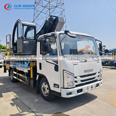 ISUZU 4x2 30-Meter Aerial Work Platform with 200kg Stainless Steel Bucket and Telescopic Manlift