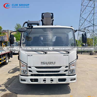 ISUZU 4x2 30-Meter Aerial Work Platform with 200kg Stainless Steel Bucket and Telescopic Manlift