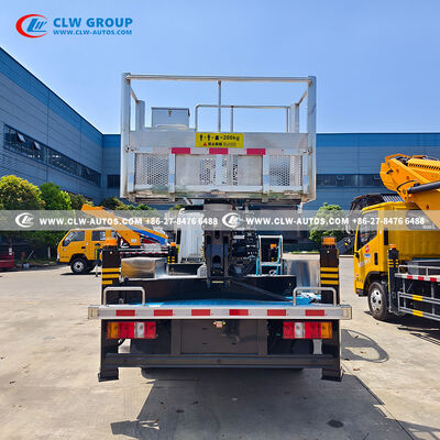 ISUZU 4x2 30-Meter Aerial Work Platform with 200kg Stainless Steel Bucket and Telescopic Manlift