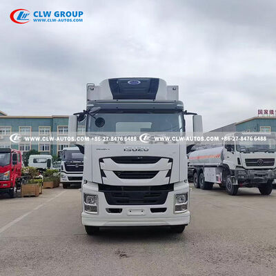 ISUZU 4HK1-TC60 10Tons Meat Hook Refrigerated Truck with Carrier Supra 850S Independent Cooling