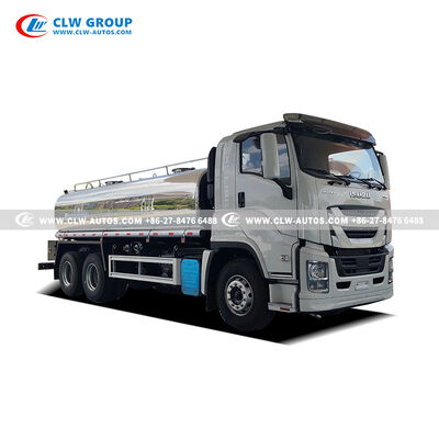 ISUZU 6×4 Stainless Steel Water Tanker Truck with Food-Grade Tank and Dual-Use Sprinkler Functionality