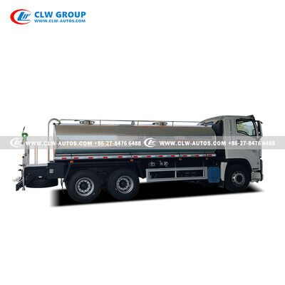 ISUZU 6×4 Stainless Steel Water Tanker Truck with Food-Grade Tank and Dual-Use Sprinkler Functionality