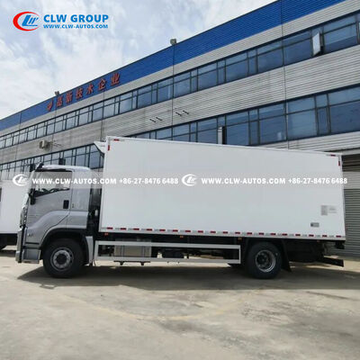 ISUZU 10-Ton Frozen Meat Reefer Truck with Carrier Citimax 1100 and Stainless Steel Meat Rail System