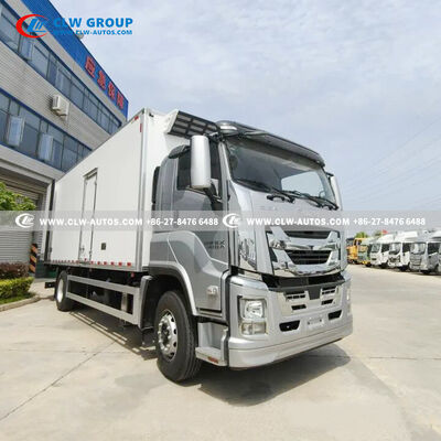 ISUZU 10-Ton Frozen Meat Reefer Truck with Carrier Citimax 1100 and Stainless Steel Meat Rail System