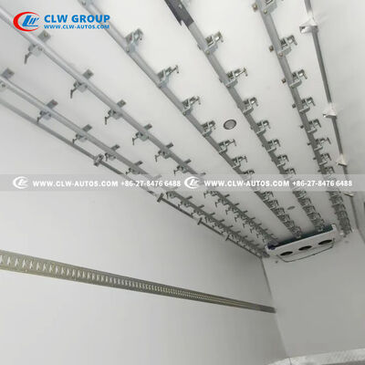 ISUZU 10-Ton Frozen Meat Reefer Truck with Carrier Citimax 1100 and Stainless Steel Meat Rail System