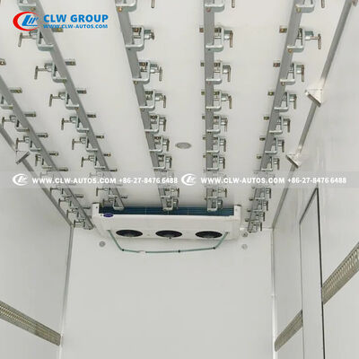 ISUZU 10-Ton Frozen Meat Reefer Truck with Carrier Citimax 1100 and Stainless Steel Meat Rail System