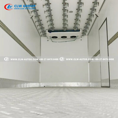 ISUZU 10-Ton Frozen Meat Reefer Truck with Carrier Citimax 1100 and Stainless Steel Meat Rail System