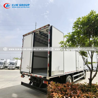ISUZU 10-Ton Frozen Meat Reefer Truck with Carrier Citimax 1100 and Stainless Steel Meat Rail System