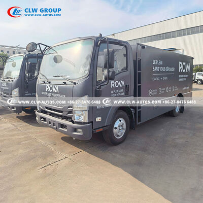 CAFU ISUZU 6CBM Refueling Truck with 6,000-liter Dual-Compartment Tank, 132HP Euro 6 Engine & Censtar Dispenser
