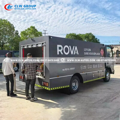 CAFU ISUZU 6CBM Refueling Truck with 6,000-liter Dual-Compartment Tank, 132HP Euro 6 Engine & Censtar Dispenser