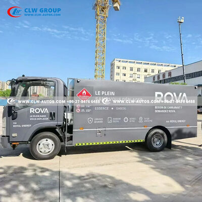 CAFU ISUZU 6CBM Refueling Truck with 6,000-liter Dual-Compartment Tank, 132HP Euro 6 Engine & Censtar Dispenser