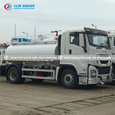 ISUZU FTR 10CBM Fire Cannon Water Sprinkler Truck with 205HP Euro 4/6 Engine and Roof-Mounted Fire Monitor