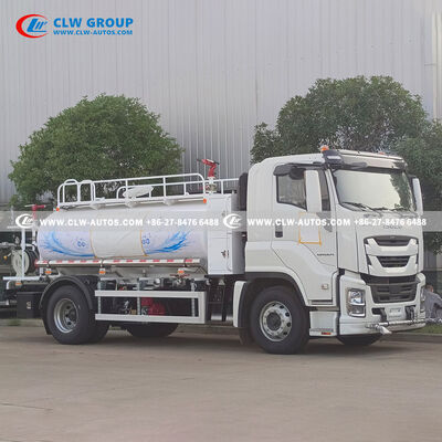 ISUZU FTR 10CBM Fire Cannon Water Sprinkler Truck with 205HP Euro 4/6 Engine and Roof-Mounted Fire Monitor