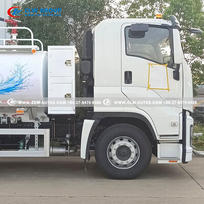 ISUZU FTR 10CBM Fire Cannon Water Sprinkler Truck with 205HP Euro 4/6 Engine and Roof-Mounted Fire Monitor