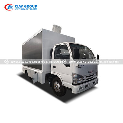 ISUZU 100P LED Advertising Truck with 120HP Euro 4/6 Engine, Hydraulic Screen Protection & 18kW Silent Generator