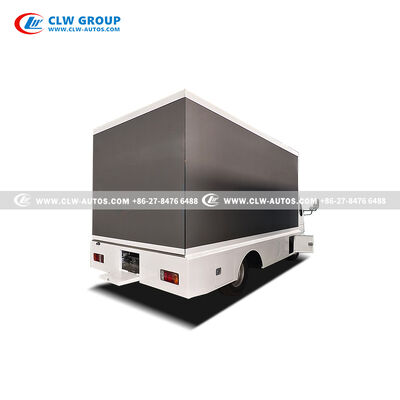 ISUZU 100P LED Advertising Truck with 120HP Euro 4/6 Engine, Hydraulic Screen Protection & 18kW Silent Generator
