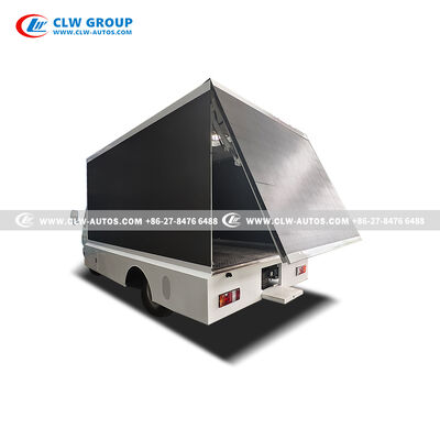 ISUZU 100P LED Advertising Truck with 120HP Euro 4/6 Engine, Hydraulic Screen Protection & 18kW Silent Generator