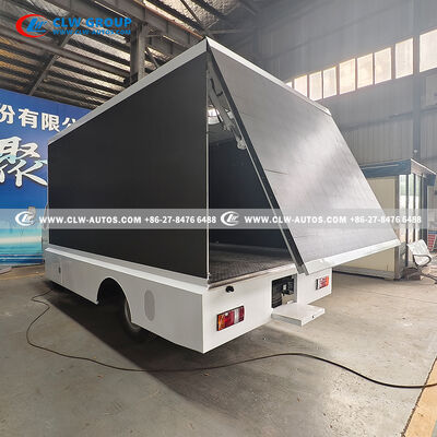 ISUZU 100P LED Advertising Truck with 120HP Euro 4/6 Engine, Hydraulic Screen Protection & 18kW Silent Generator