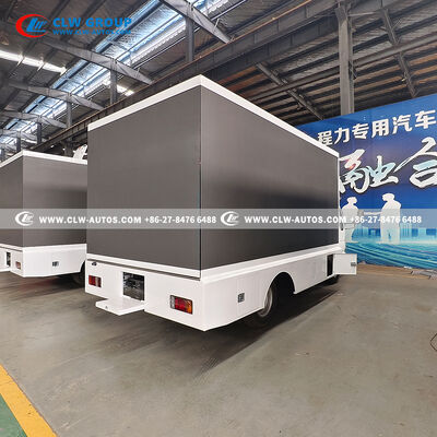 ISUZU 100P LED Advertising Truck with 120HP Euro 4/6 Engine, Hydraulic Screen Protection & 18kW Silent Generator
