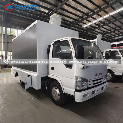ISUZU 100P LED Advertising Truck with 120HP Euro 4/6 Engine, Hydraulic Screen Protection & 18kW Silent Generator