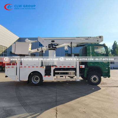  RHD ISUZU 21m Bucket Truck – 69kV Insulated Aerial Work Platform for South Pacific Live-Line Repair