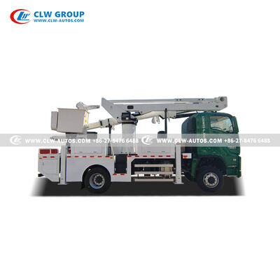  RHD ISUZU 21m Bucket Truck – 69kV Insulated Aerial Work Platform for South Pacific Live-Line Repair